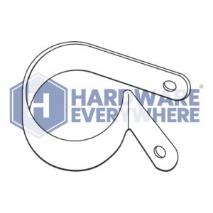 1 1/4 x .20 NYLON CABLE CLAMPS / Nylon / Natural White