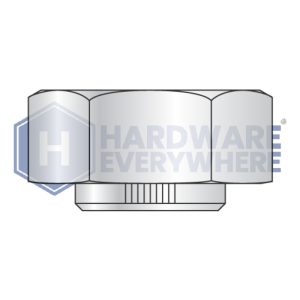 1-14 STOVER-TYPE LOCK NUTS / Grade C / Cadium