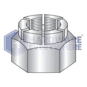 1/2-13 FLEX LOCK NUTS / Full Height / 18-8 Stainless / Plain