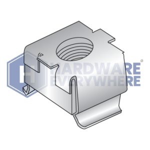 1/4-20 CAGE NUTS / 18-8 Stainless / Plain / Panel Range .025-.063