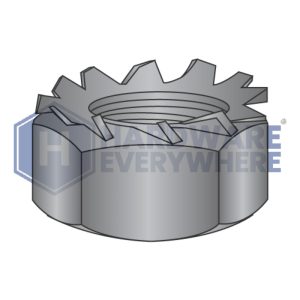 1/4-20 K LOCK NUTS / Steel / Black Zinc