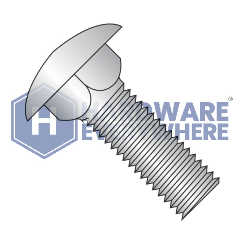 1/4-20 x 2 1/4 CARRIAGE BOLTS / 18-8 Stainless Steel / Plain