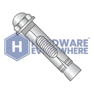 1/4 x 1-3/8 SLEEVE ANCHORS / Acorn / Stainless / Plain