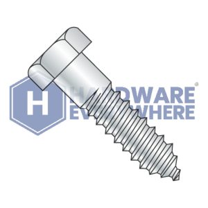 1/4 x 3 LAG SCREWS / Hex Head / Steel / Zinc