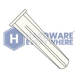 10-12 x 1 Blue PLASTIC ANCHORS / Nylon / 1/4 Hole