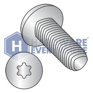 10-24 X 3/8 Thread Forming Screws / Torx / Pan Head / 410 Stainless / Plain / Taptite Alternate