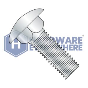 10-32 x 3 CARRIAGE BOLTS / Steel / Zinc