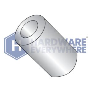 12 x 9/16 ROUND SPACERS / Stainless Steel / Plain