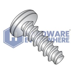 2-28 X 3/8 Thread Forming Screws / Phillips / Pan Head / 410 Stainless / Plain / Plastite (Blunt Tip) Alternate 48-2