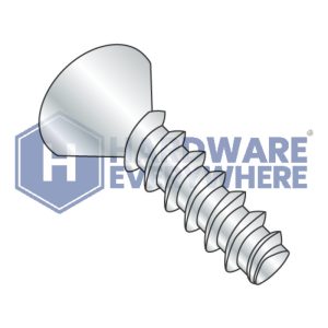 3-24 X 1/2 Thread Forming Screws / Phillips / Flat Head / Steel / Zinc / Plastite (Blunt Tip) Alternate 48-2