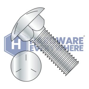 3/4-10 x 6 1/2 CARRIAGE BOLTS / Grade 5 / Zinc