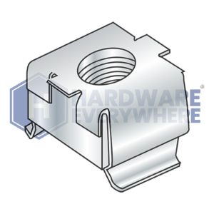 3/8-16 CAGE NUTS / Steel / Zinc / Panel Range .057-.092