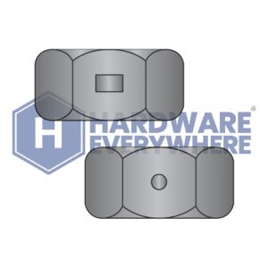 3/8-16 TWO WAY REVERSIBLE LOCKNUTS / Steel / Black Zinc