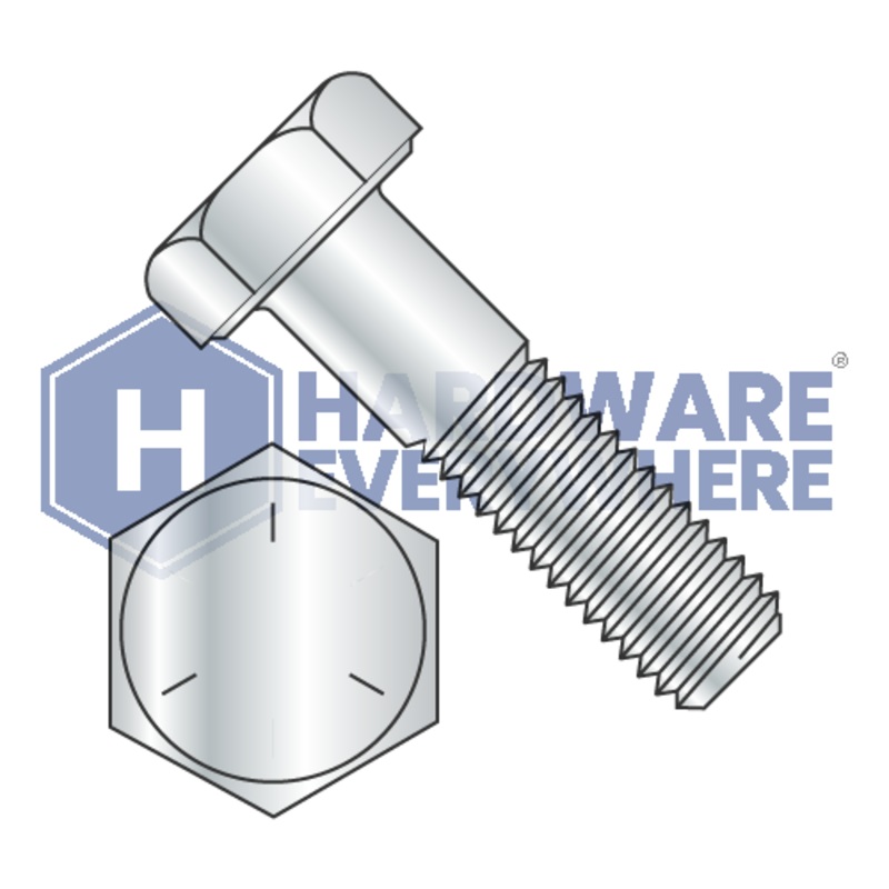 3/8-16 x 7 HEX CAP SCREWS / Grade 5 / Zinc