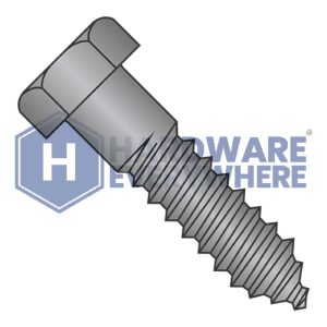 3/8 x 1 3/4 LAG SCREWS / Hex Head / Steel / Black Oxide