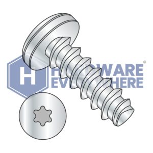 4-20 X 5/16 Thread Forming Screws / Torx / Pan Head / Steel / Zinc / Plastite (Blunt Tip) Alternate 48-2