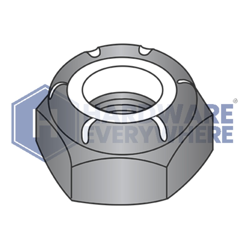 4-40 JAM NYLON INSERT LOCK NUTS / 18-8 Stainless / Black Oxide