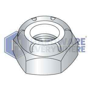 4-40 JAM NYLON INSERT LOCK NUTS / 18-8 Stainless / Plain