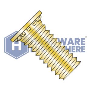 4-40 x 1 1/8 SELF CLINCHING STUD / Steel / Zinc Yellow