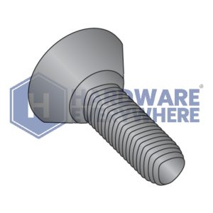 4-40 x 1/4 THREAD FORMING SCREWS / Phillips / Flat Head Undercut / Steel / Black Oxide