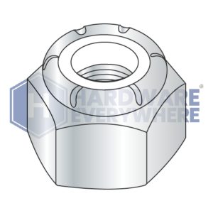 5/16-18 HEAVY NYLON INSERT LOCK NUTS / Steel / Zinc