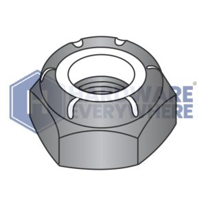 5/16-18 JAM NYLON INSERT LOCK NUTS / Steel / Black Zinc