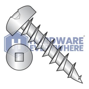 #6 x 7/16 PARTICLE BOARD SCREWS / Square / Pan Head / Steel / Zinc