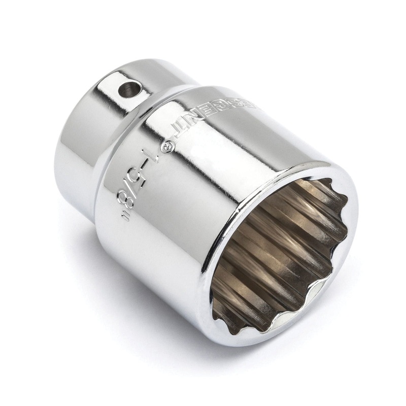 CRESCENT CDS102N Socket, System of Measurement: Imperial, Standard Length, 1-5/8 in Socket, 3/4 in Drive, 12-Point