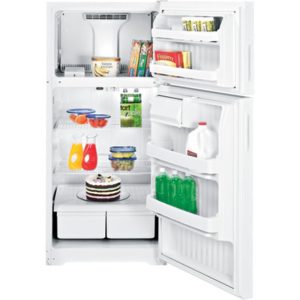 GE 15.7 Cu. Ft. Top-Freezer Refrigerator|GTR16BBSLWW