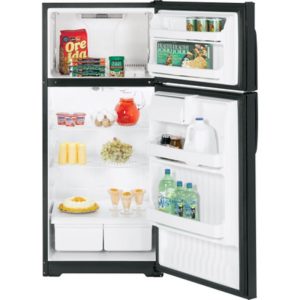GE 15.7 Cu. Ft. Top-Freezer Refrigerator|GTS16BBSLBB