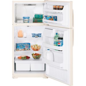 GE 15.7 Cu. Ft. Top-Freezer Refrigerator|GTS16BBSLCC