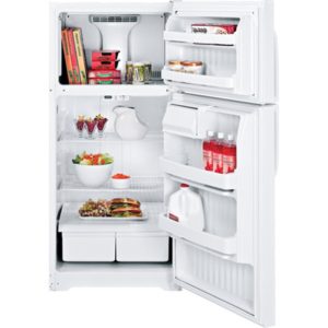 GE 15.7 Cu. Ft. Top-Freezer Refrigerator|GTS16BBSRWW