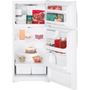 GE 15.7 Cu. Ft. Top-Freezer Refrigerator|GTS16BCSLWW