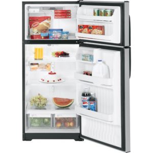 GE 16.6 Cu. Ft. CleanSteel Top-Freezer Refrigerator|GTL17JBWBS