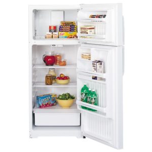 GE 17.6 Cu. Ft. Top-Freezer Refrigerator|GTS18ABMWW