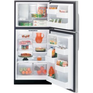 GE 17.9 Cu. Ft. Stainless Top-Freezer Refrigerator|GTS18SBXSS