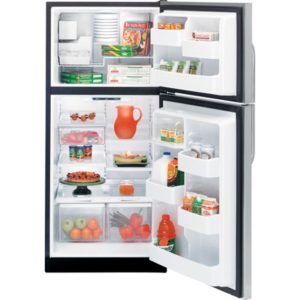 GE 17.9 Cu. Ft. Stainless Top-Freezer Refrigerator|GTS18SCXSS