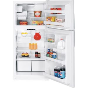 GE 18.0 Cu. Ft. Top-Freezer Refrigerator|GTS18DCPLWW