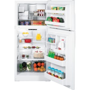 GE 18.0 Cu. Ft. Top-Freezer Refrigerator|GTS18ICSRWW