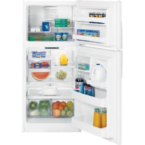 GE 18.0 Cu. Ft. Top-Freezer Refrigerator|GTS18JBPWW