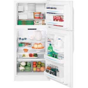 GE 18.0 Cu. Ft. Top-Freezer Refrigerator|GTS18TCSWW
