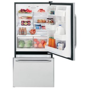 GE 18.1 Cu. Ft. Stainless Bottom-Freezer Drawer Refrigerator|GDS18SCRRSS