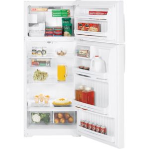GE 18.2 Cu. Ft. Top-Freezer Refrigerator|GTS18GCSWW