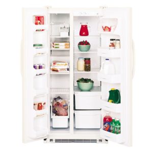 GE 19.8 Cu. Ft. Side-By-Side Refrigerator|GSS20DBMCC