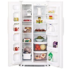 GE 19.8 Cu. Ft. Side-By-Side Refrigerator|GSS20IBMCC