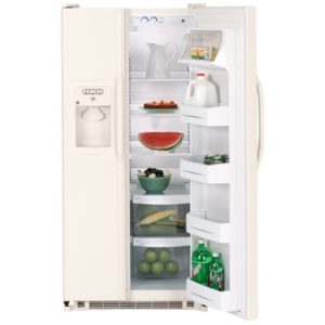 GE 19.9 Cu. Ft. Capacity Side-By-Side Refrigerator with Dispenser|GSS20IEPCC