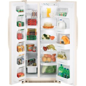 GE 19.9 Cu. Ft. Side-By-Side Refrigerator|GSS20IBTCC