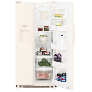 GE 19.9 Cu. Ft. Side-By-Side Refrigerator with Dispenser|GSS20IEMCC