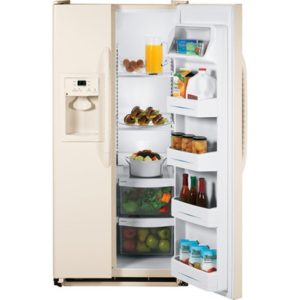 GE 20.0 Cu. Ft. Side-By-Side Refrigerator with Dispenser|GSS20IETCC