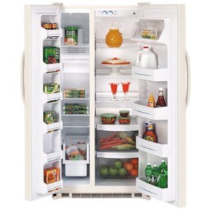 GE 21.8 Cu. Ft. Capacity Side-By-Side Refrigerator|GSS22IBPCC